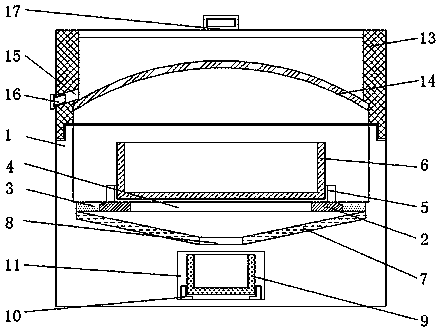 Drying equipment for processing solid acid catalyst capable of recycling water