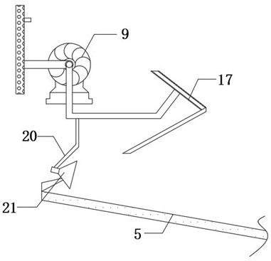 Rubber raw material crushing device for data line production