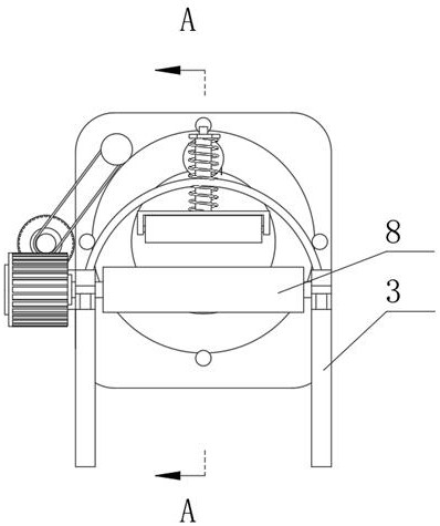 Barrel winding device for motorcycle silencer production