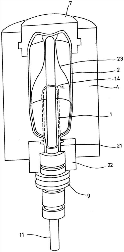 Quick-change mandrel with active preform clamping