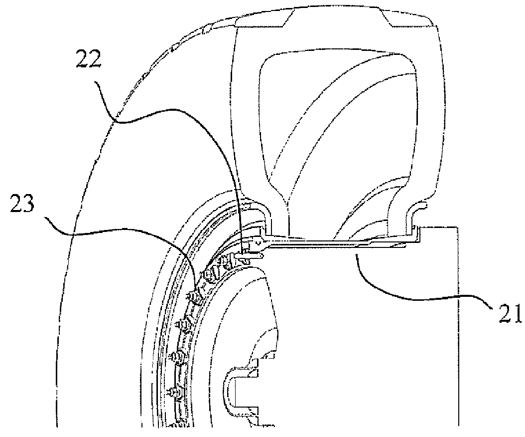 Vehicle wheel changing method