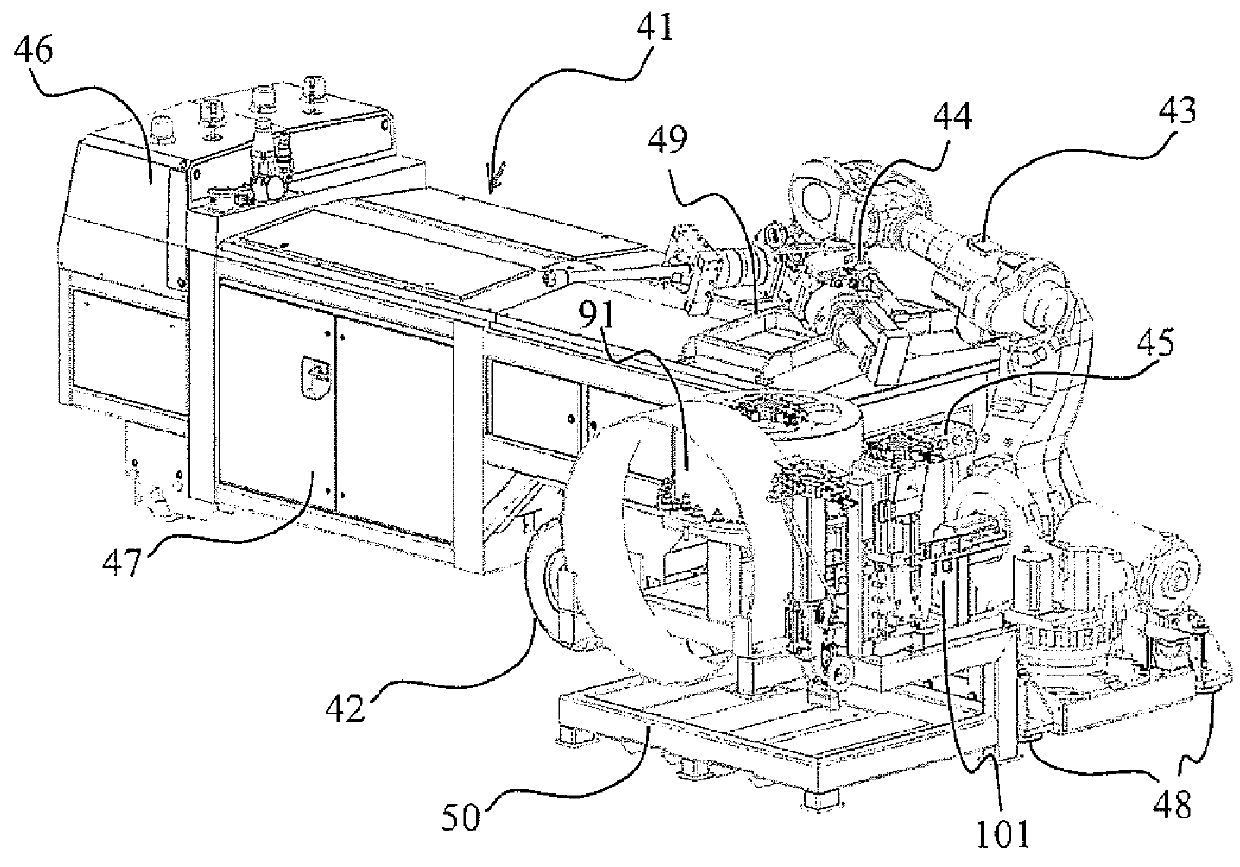 Vehicle wheel changing method