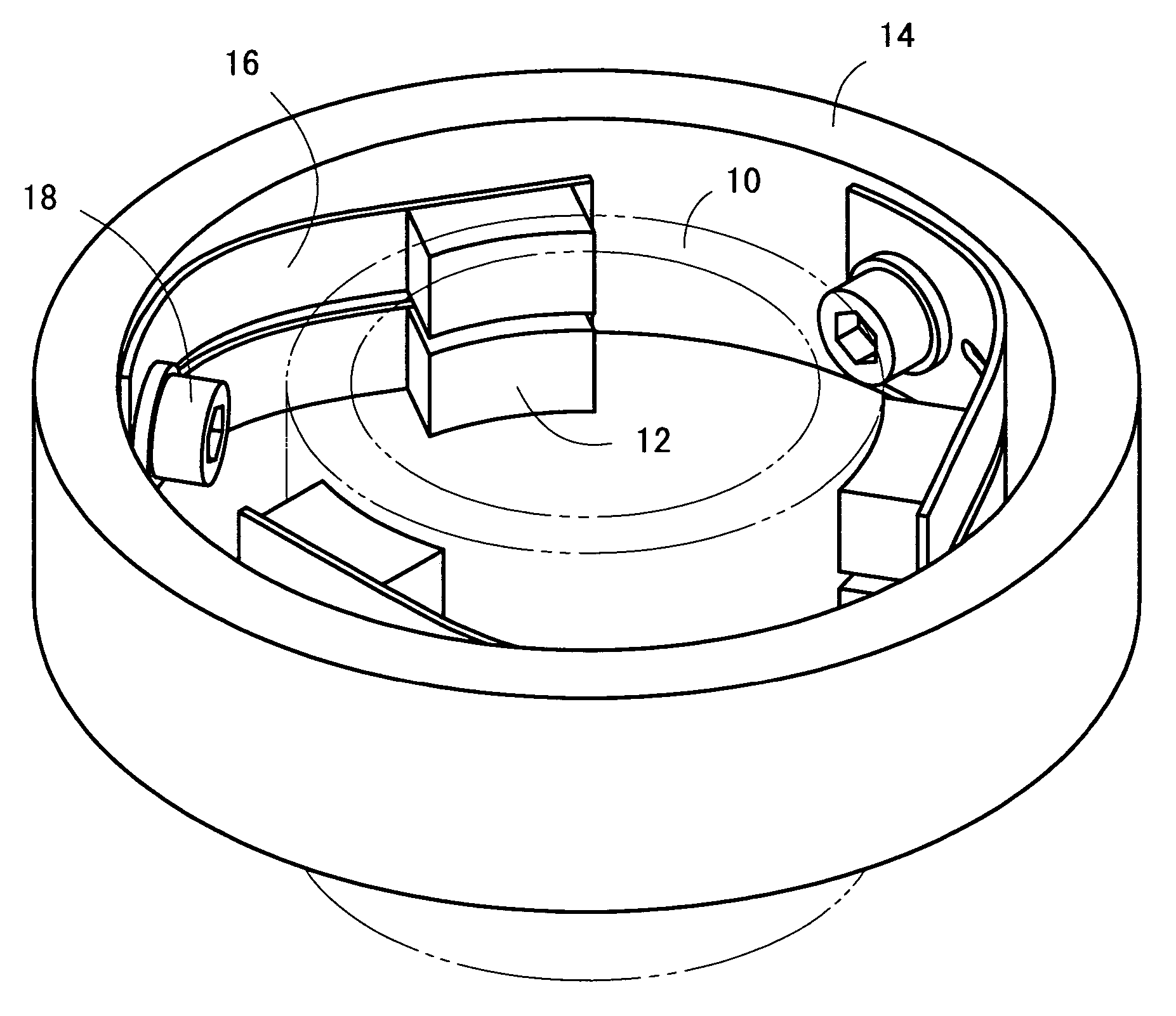 Rotary current-collecting device and rotating anode X-ray tube