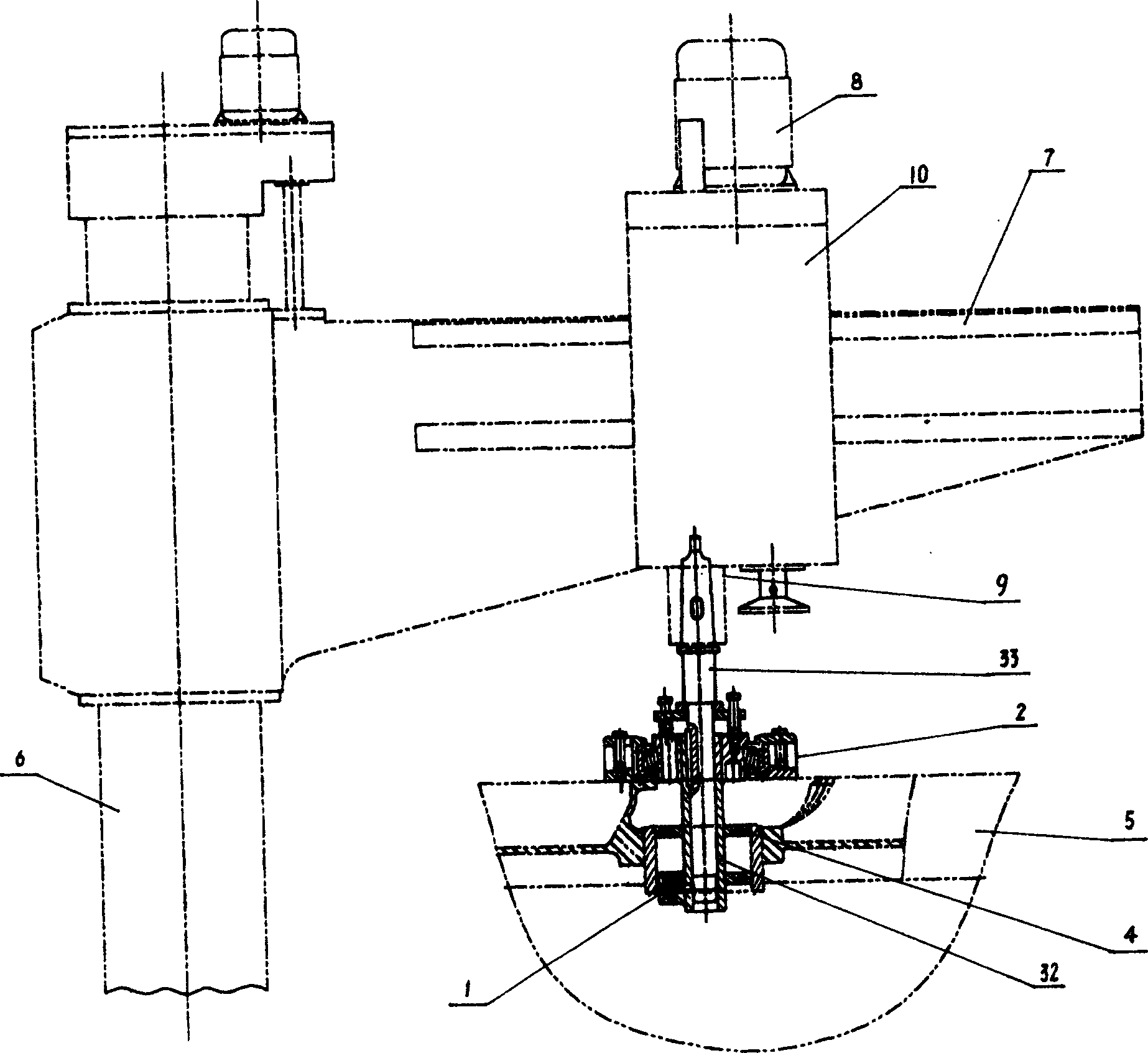 Radial drilling machine capable of conducting boring processing