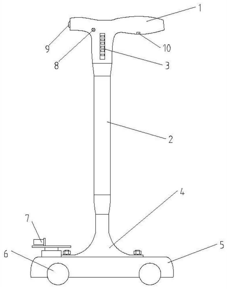 Walking type intelligent walking stick