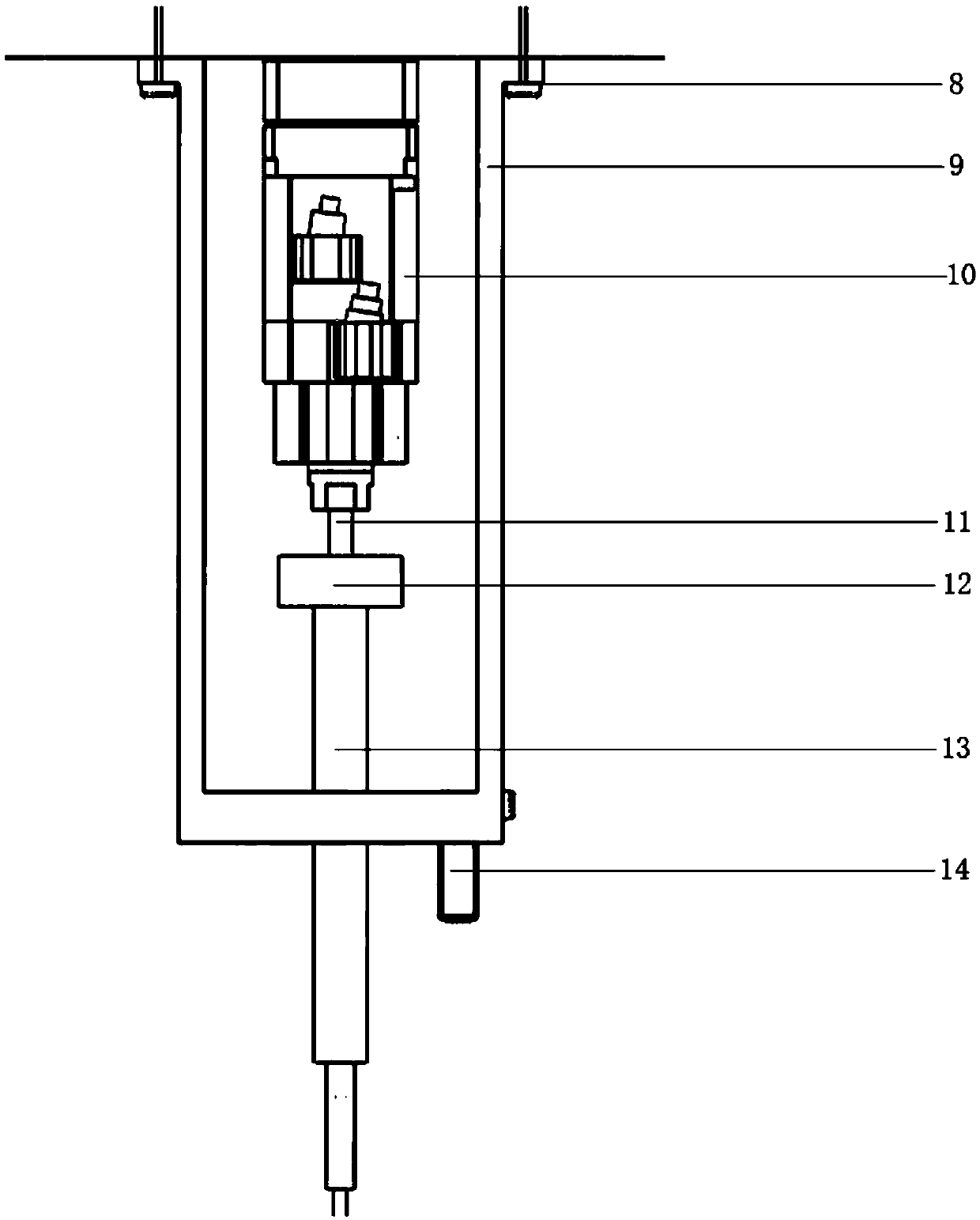 Multichannel high-speed rail overhead line system dropper fatigue test device