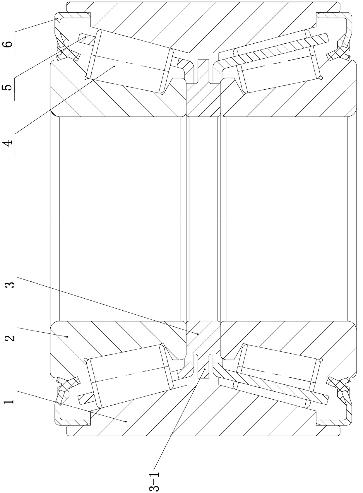 Bearing of biomass particle machine