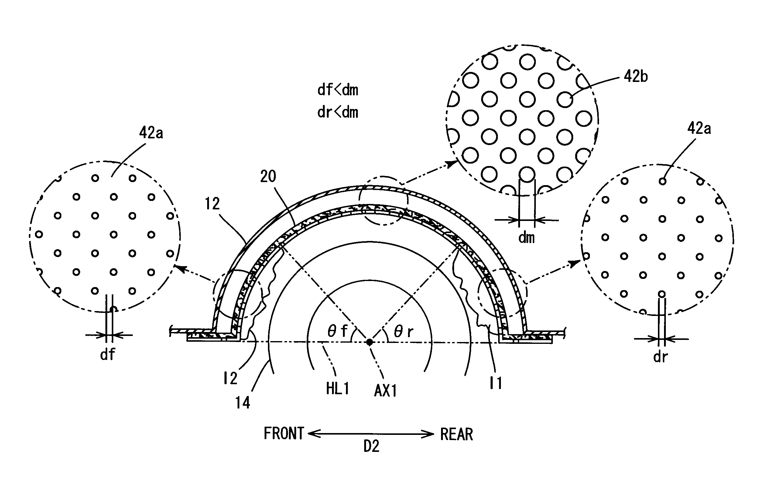 Fender liner and process for producing the same