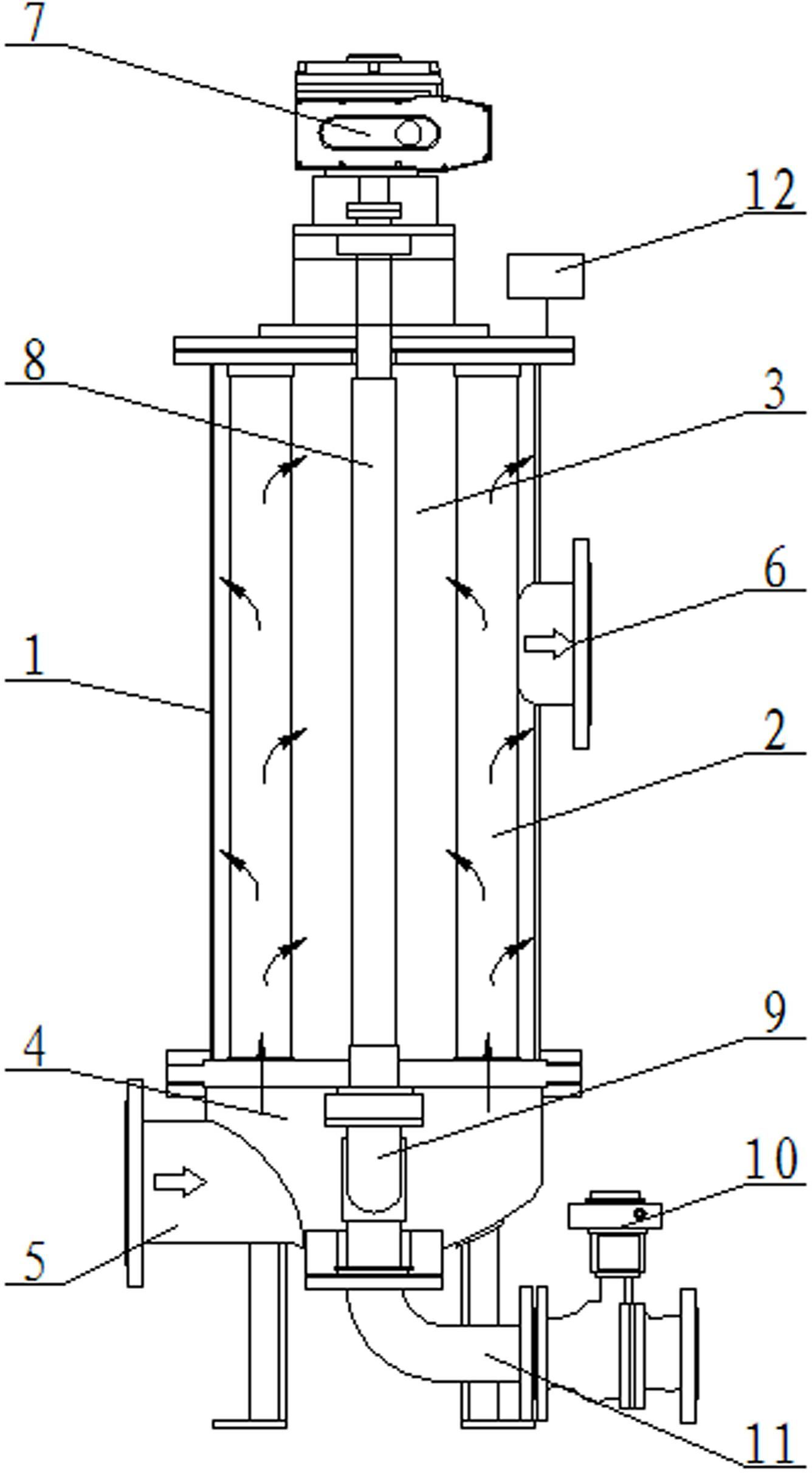 Self-cleaning mechanical filter