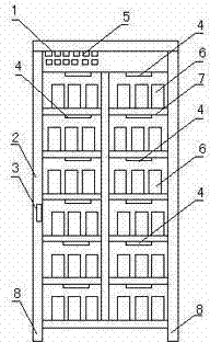 Plant tissue culture rack with ballast mounted on top