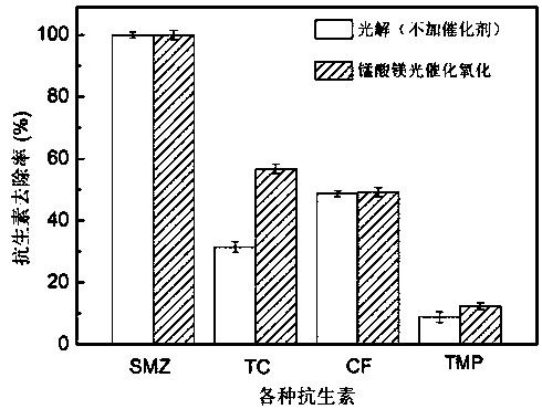 Porous magnesium manganate and preparation method and application thereof