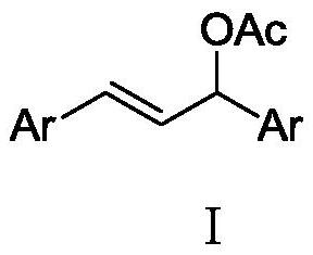 A kind of chiral (e)-2-(1,3-diarylallyl) dimethyl malonate compound and preparation method thereof