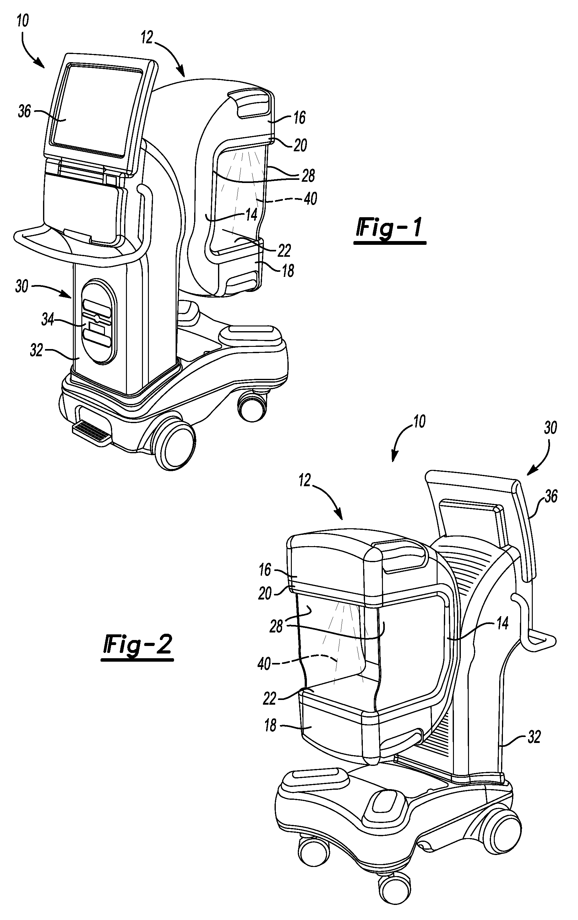 Self-shielded CT scanner