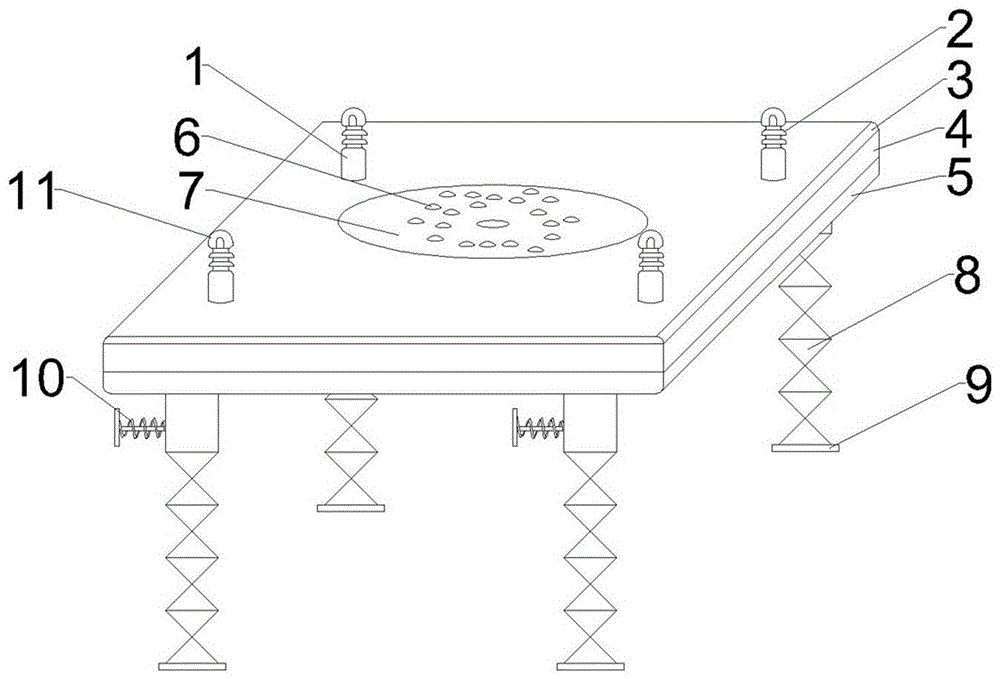 Inclinable curved-surface constant-temperature fixer for mouse