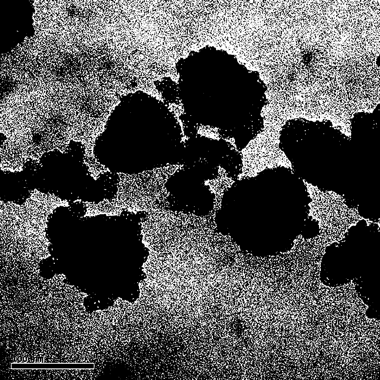 Dual-mode fluorescent/magnetic resonance imaging contrast agent based on mesoporous silica and preparation thereof