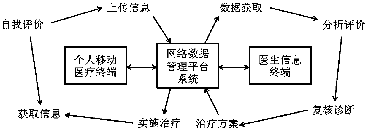 Smart home diagnosis and treatment system and method based on mobile Internet