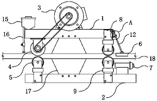 Cable winter deicing and defrosting device