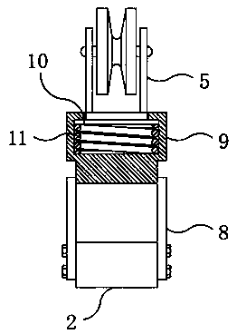 Cable winter deicing and defrosting device