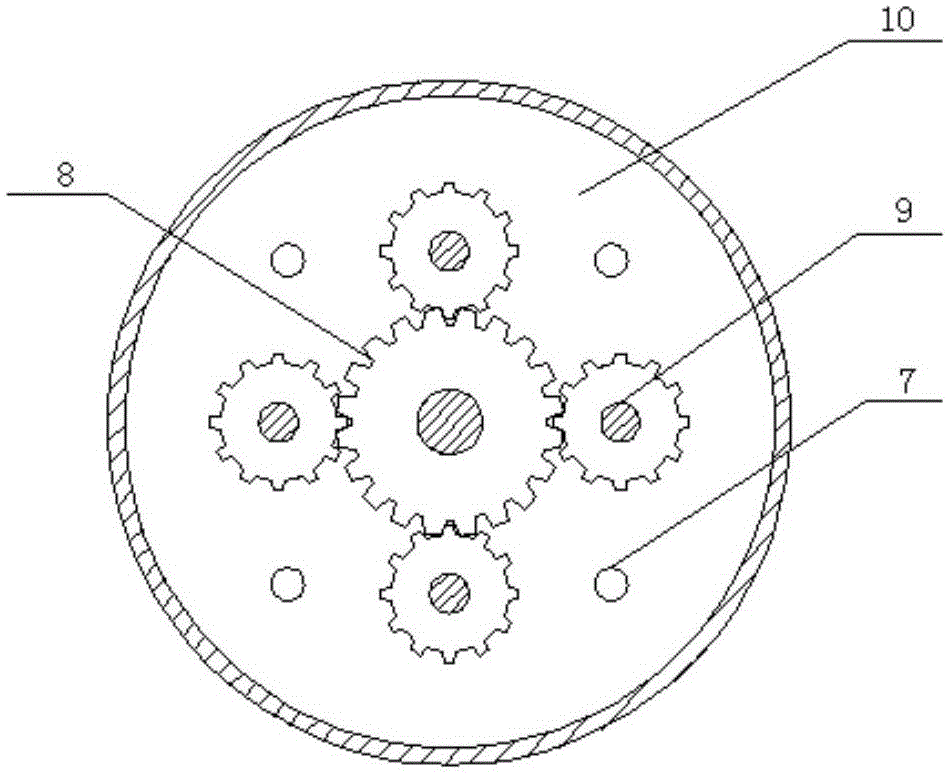 Screw type concrete stirrer