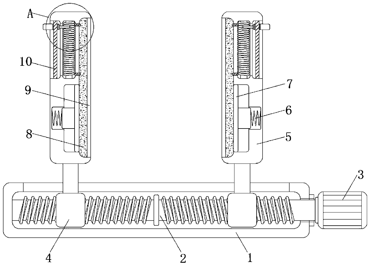 Hardware clamp capable of adjusting clamping degree and clamping hardware in various shapes