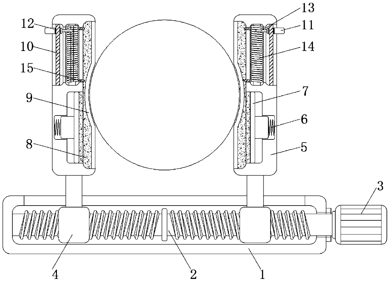 Hardware clamp capable of adjusting clamping degree and clamping hardware in various shapes