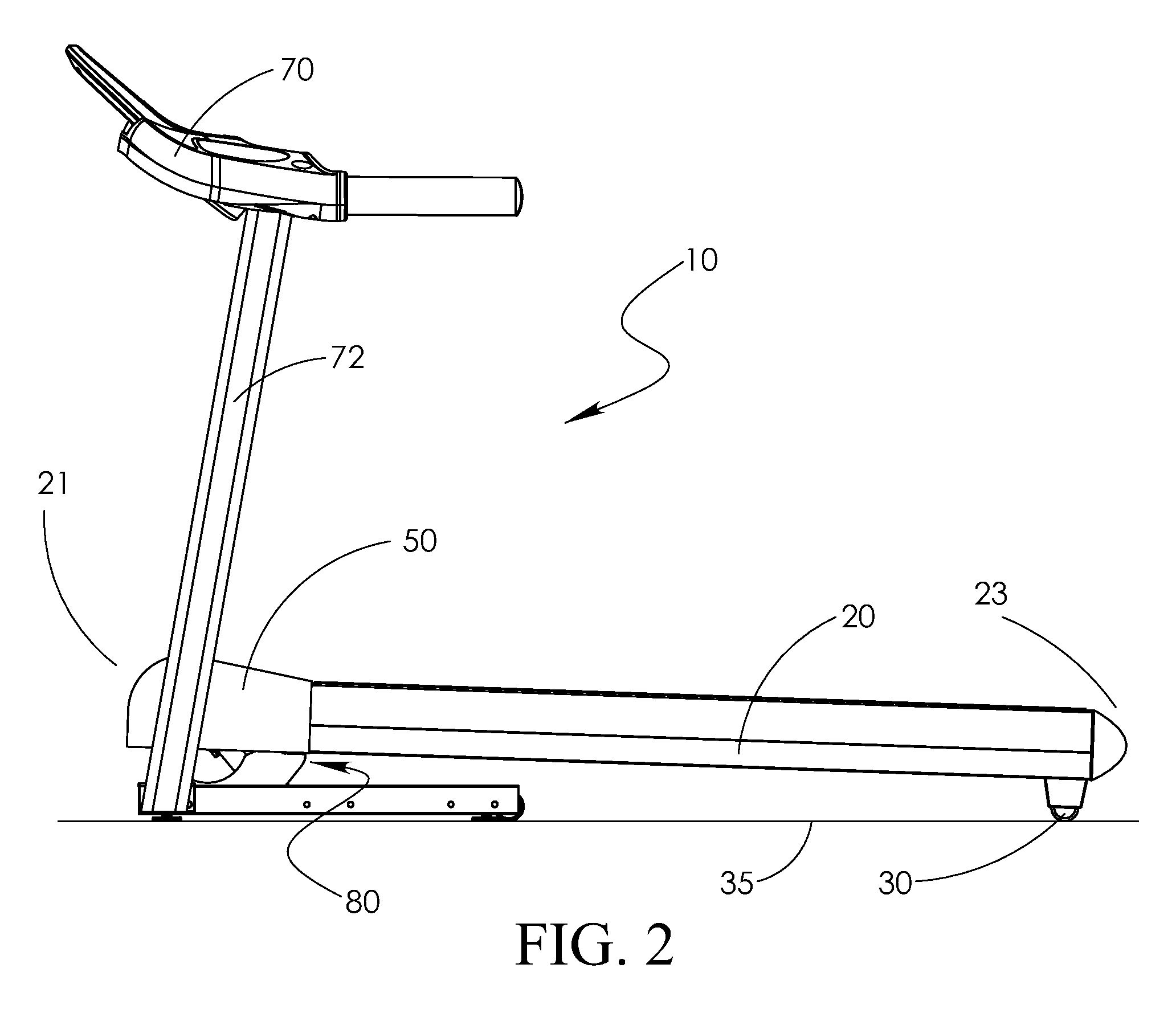 Treadmill speed control system