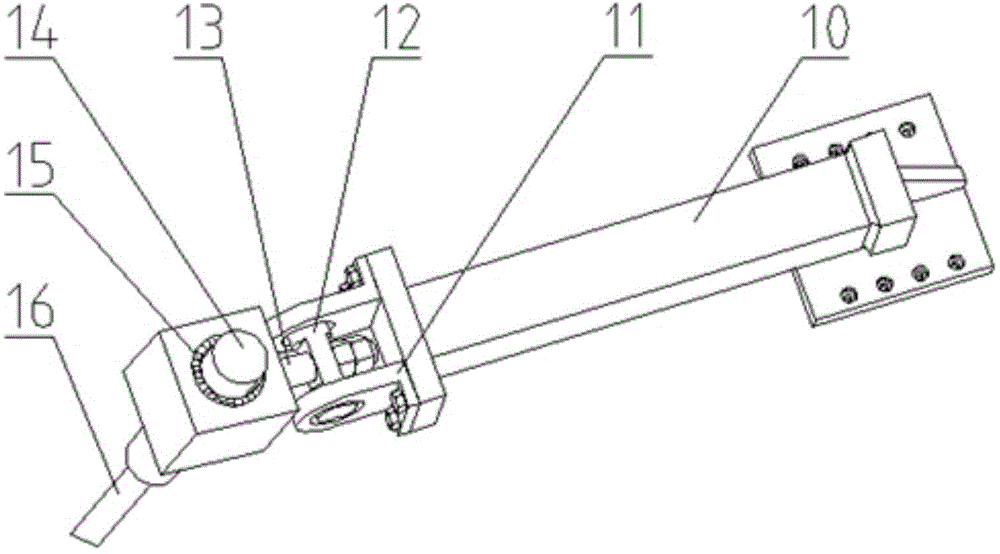 Gear-shifting device of flexible-shaft type gearbox test table