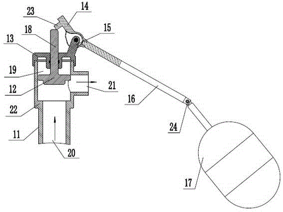 Metering pump inlet pressure difference stabilizing device