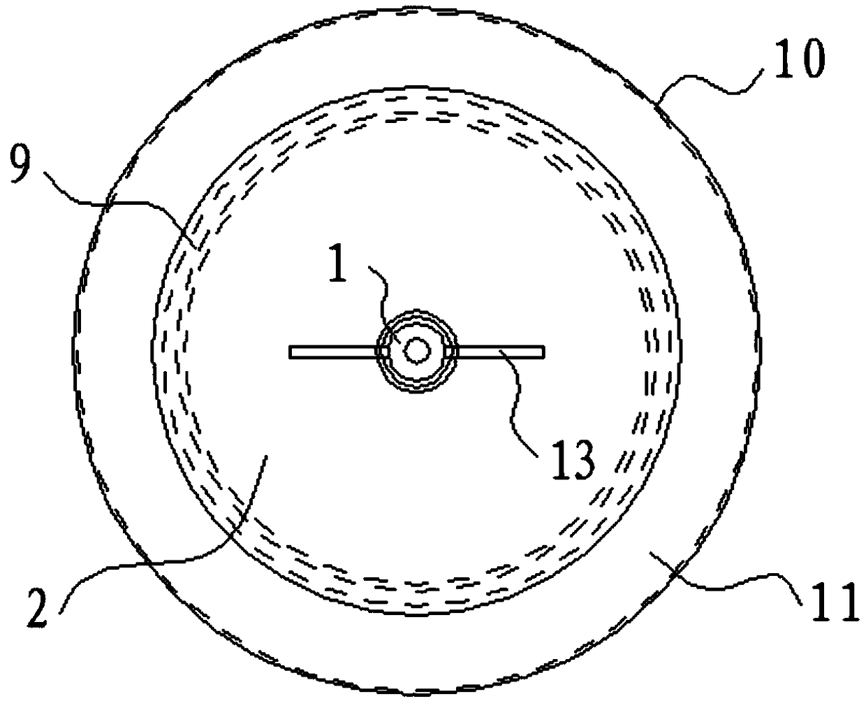 Soil taking ring knife used for karst mountainous region and provided with positioning sleeve