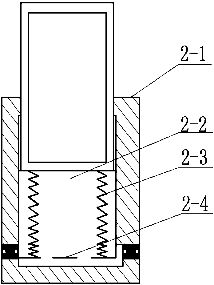 Device for collecting wave energy by using wave flowing water pressure