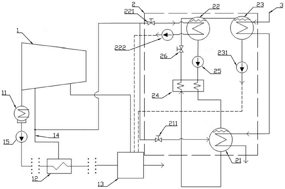 Combined heat and power generation system and method provided with absorption heat pump