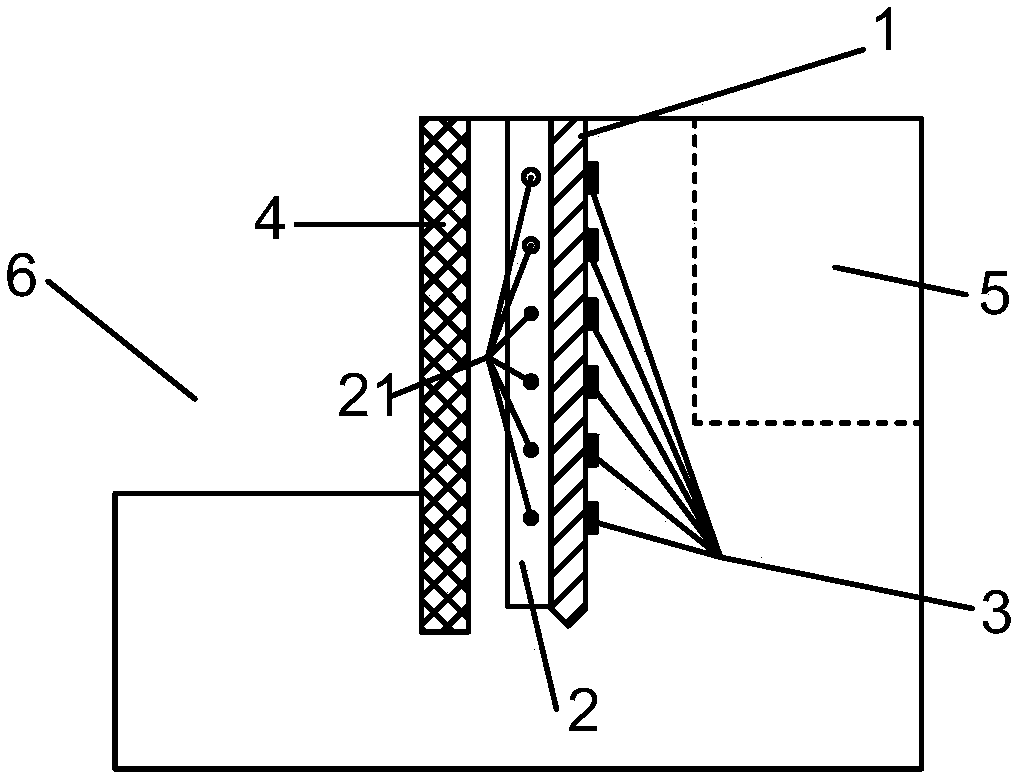 Device and method for controlling influence of foundation pit excavation through active type isolation piles