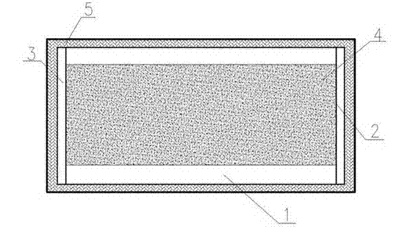 Open flat plate phase change heat storage tank