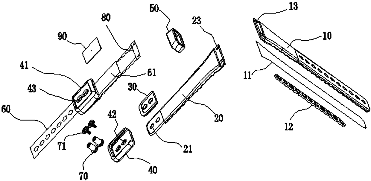 Novel watch band