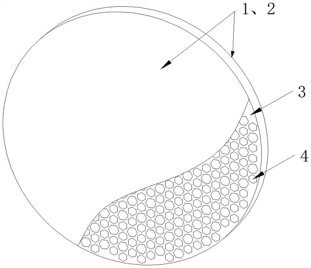 1-3 type piezoelectric composite material based on self-similar photonic crystal structure, and preparation method thereof