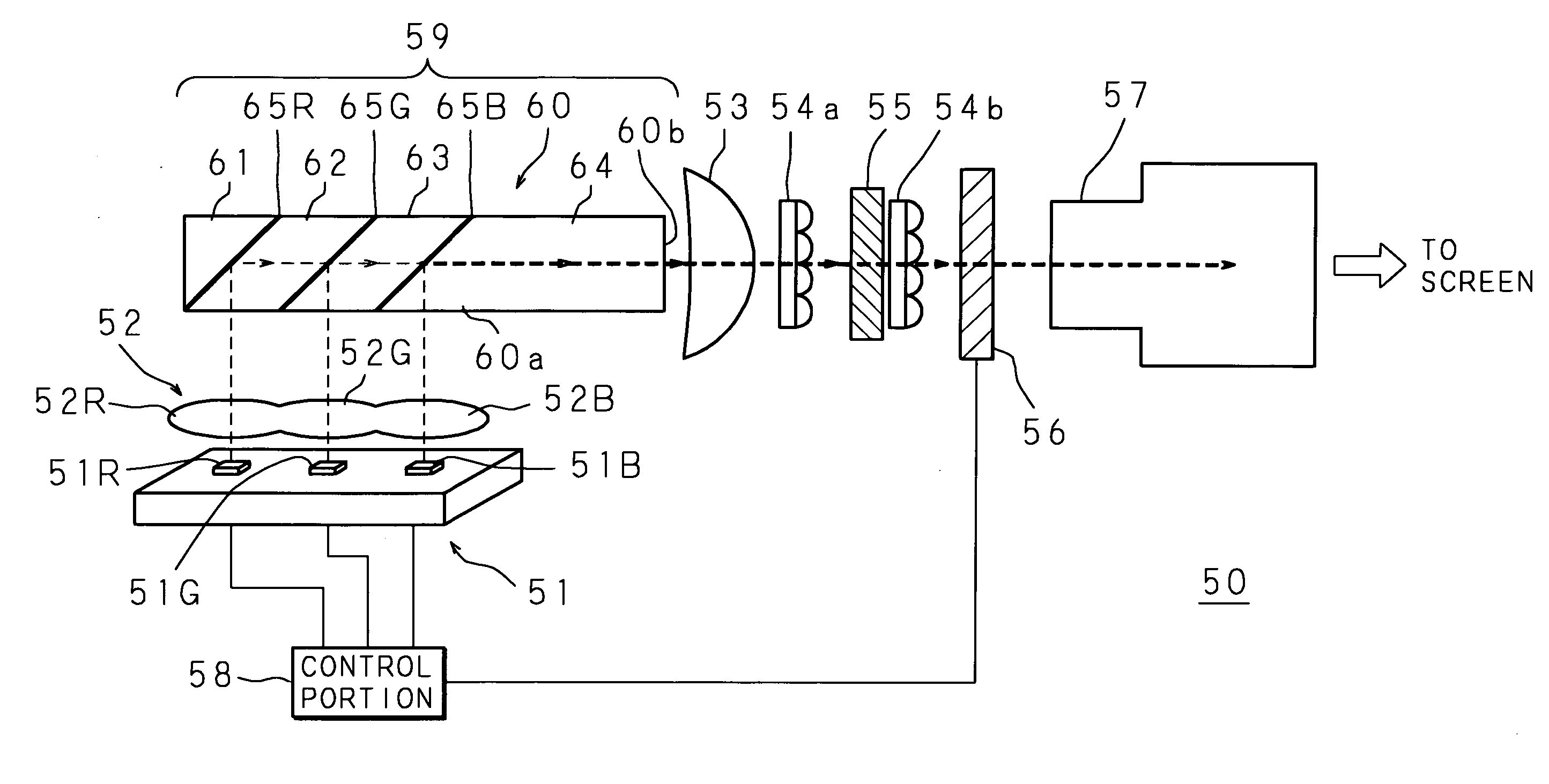 Optical Integrator, Illuminator and Projection Type Image Display