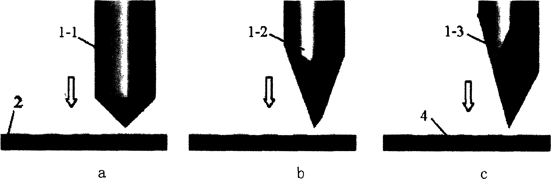 Composite processing technology of fine injection type hole