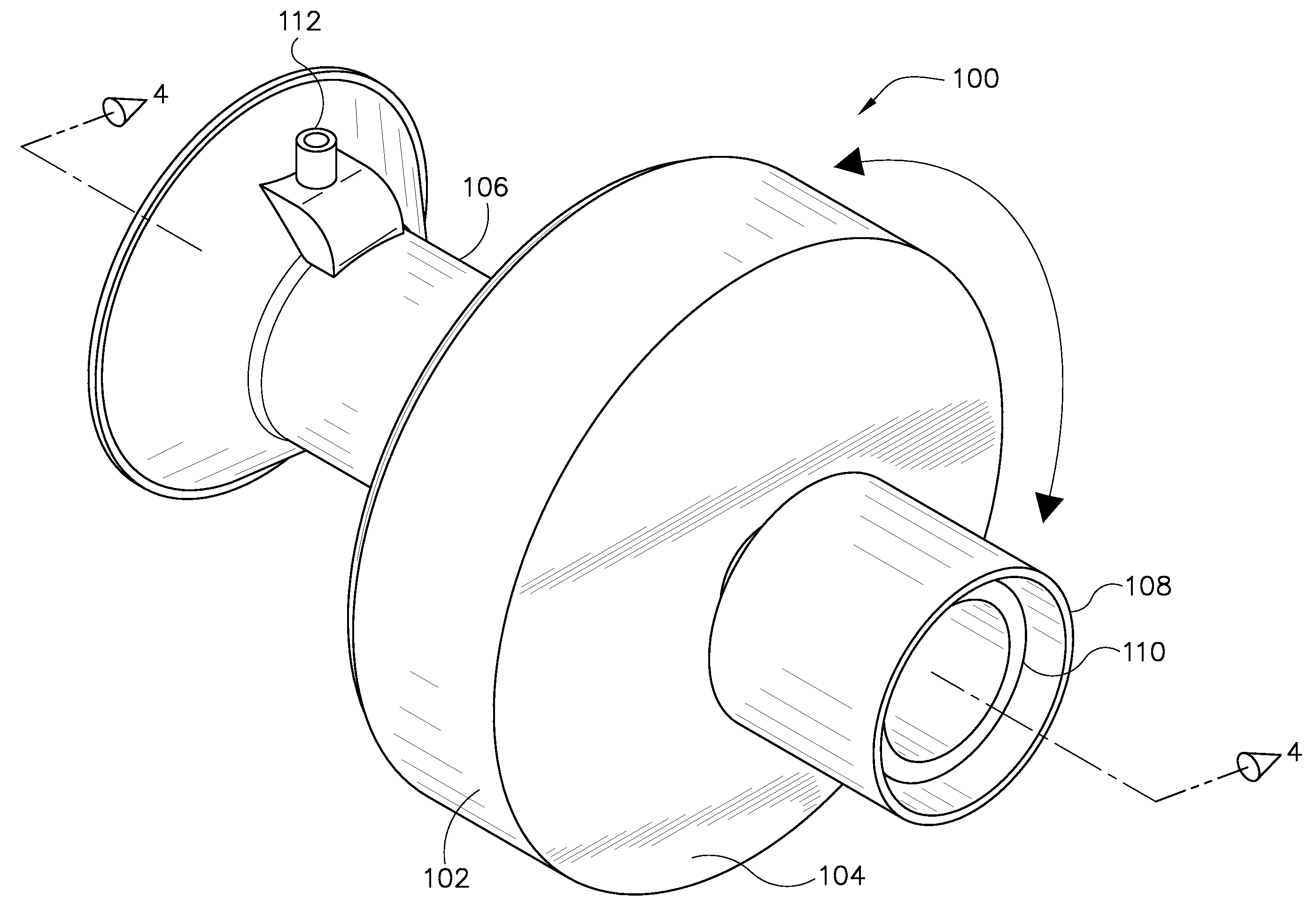 Stationary cathode in rotating frame x-ray tube