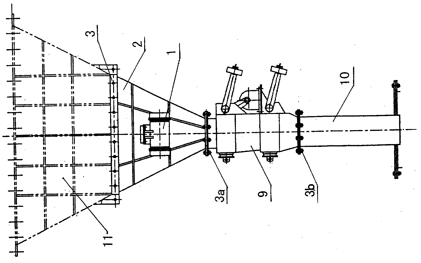 Negative micropressure ignition system for sintering machine bellows