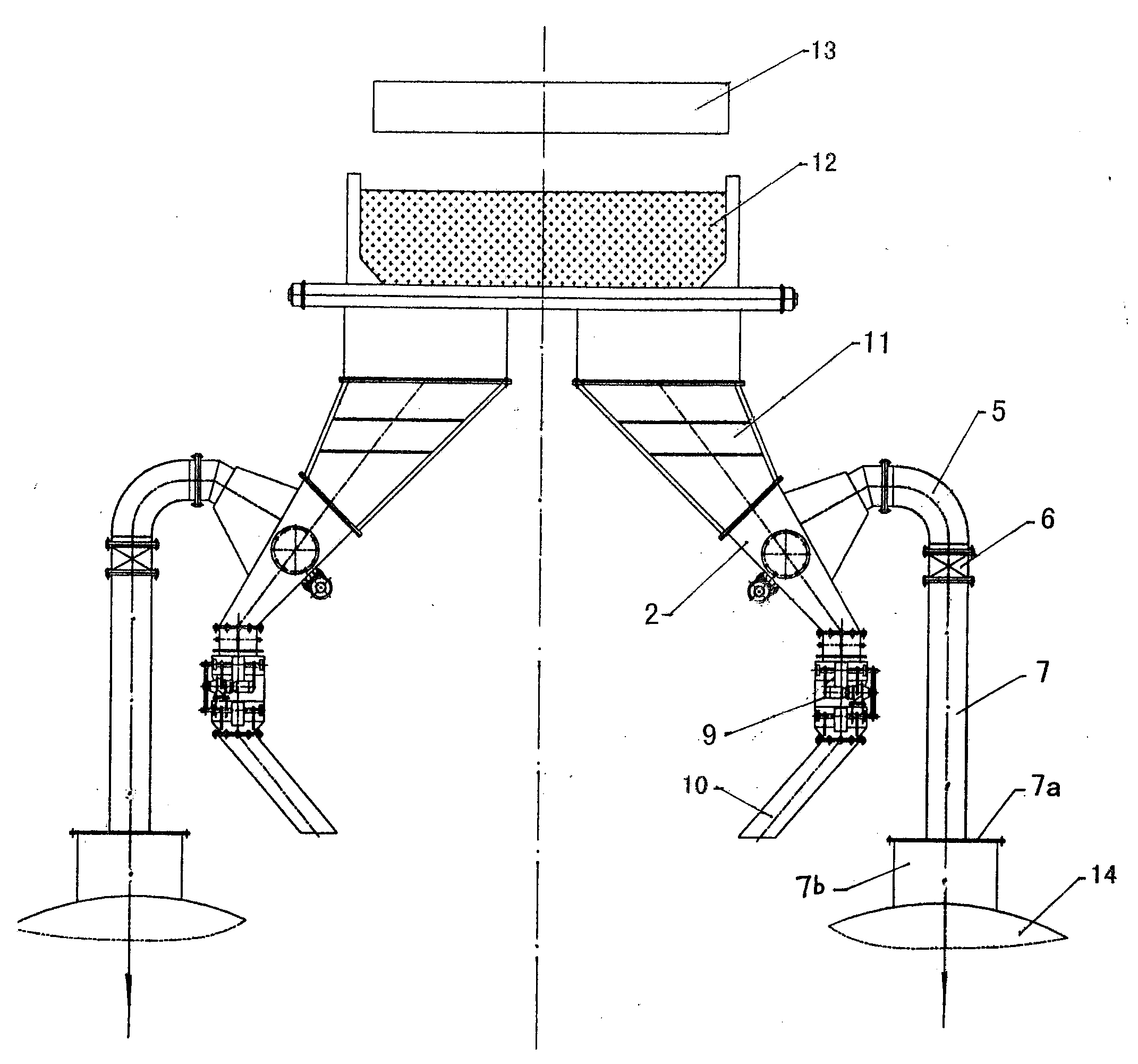 Negative micropressure ignition system for sintering machine bellows