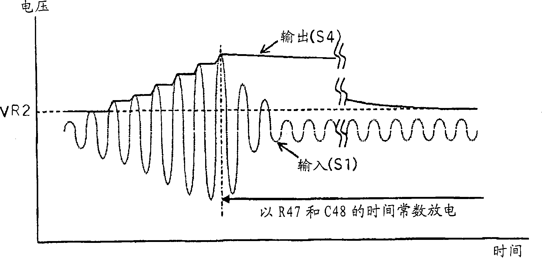 Peak-hold circuit and signal strength indicator using the peak-hold circuit