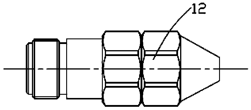 Radio frequency cable connector suitable to be assembled outdoors