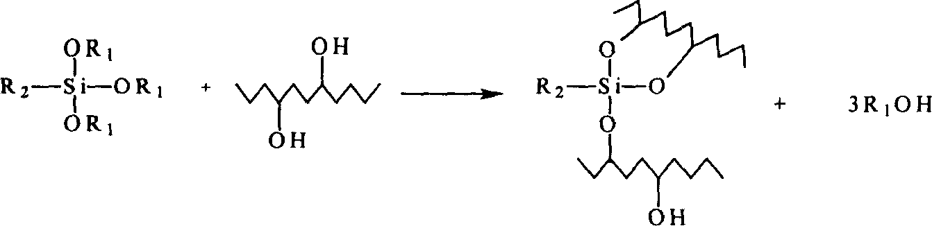 Cation, reactnig silicone coloring fixing agent and preparing method thereof