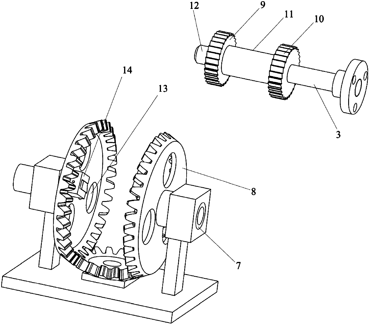 Fool-proof driving device for mechanical design