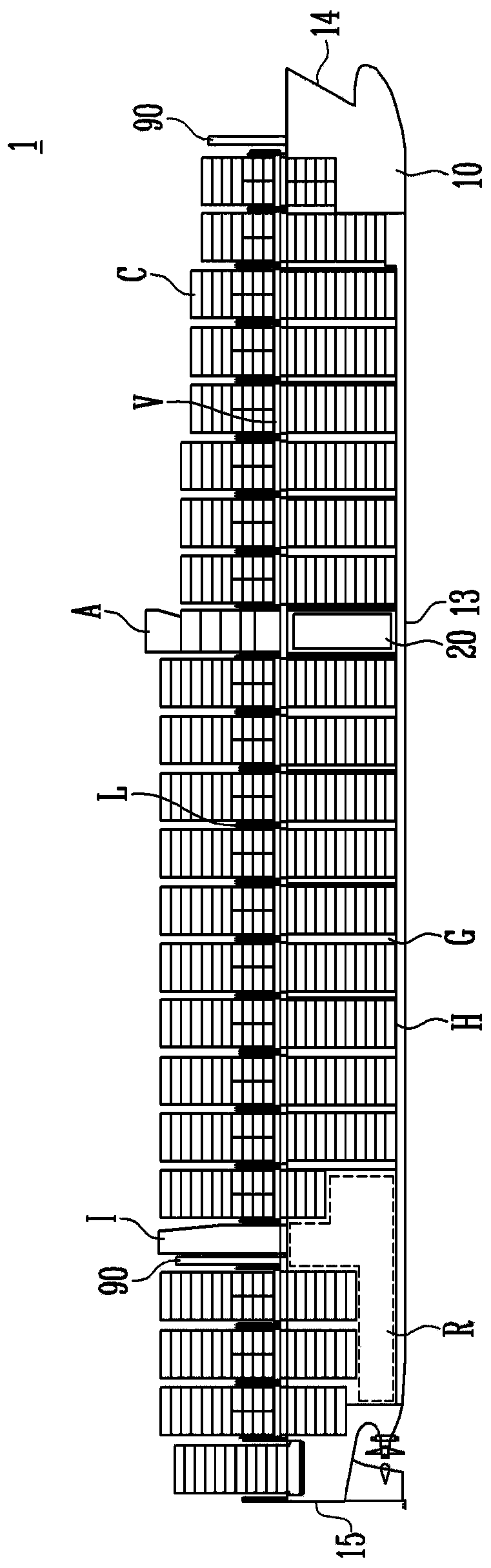 Gas fuel-propelled container carrier