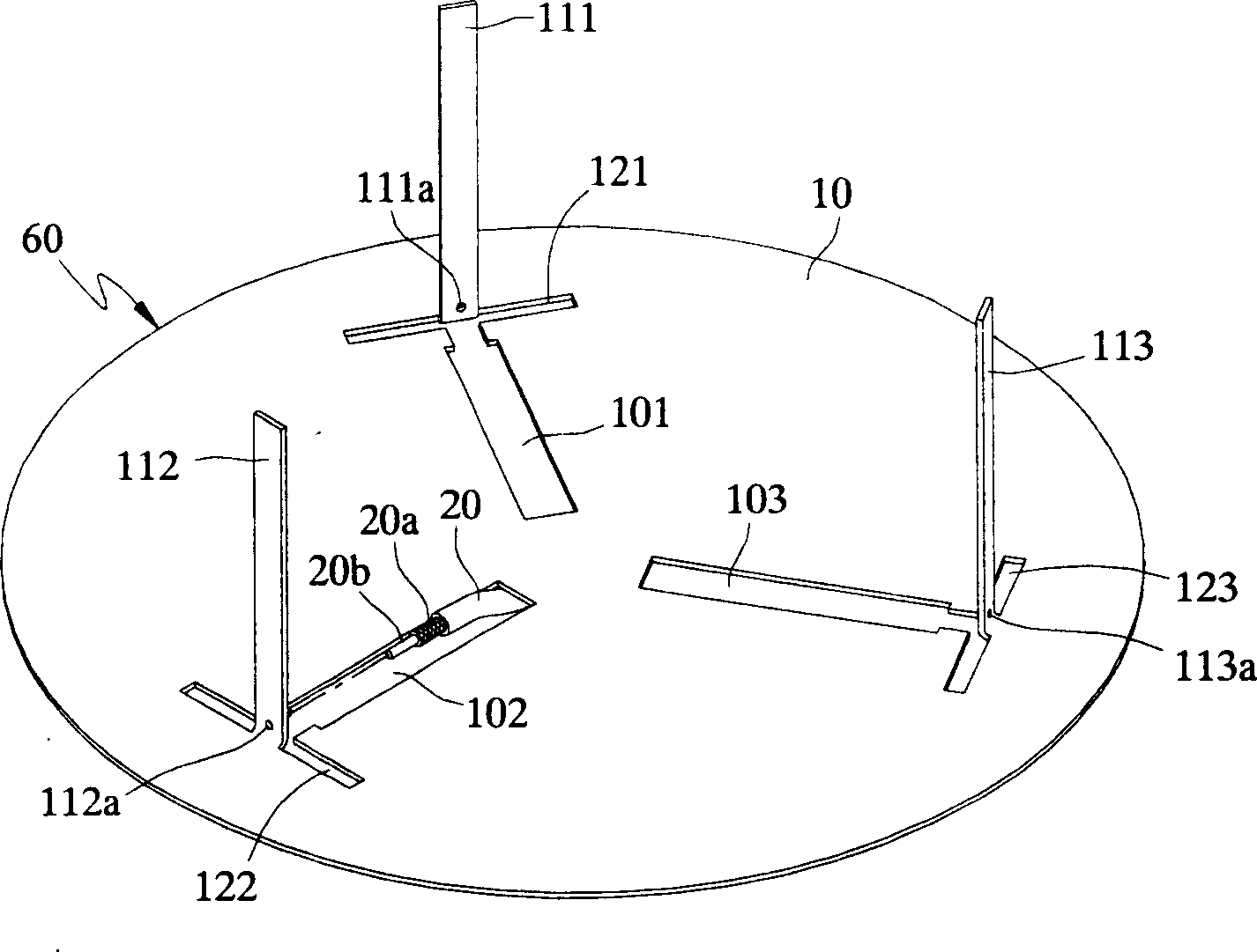 Symmetrical slotted monopolar antenna