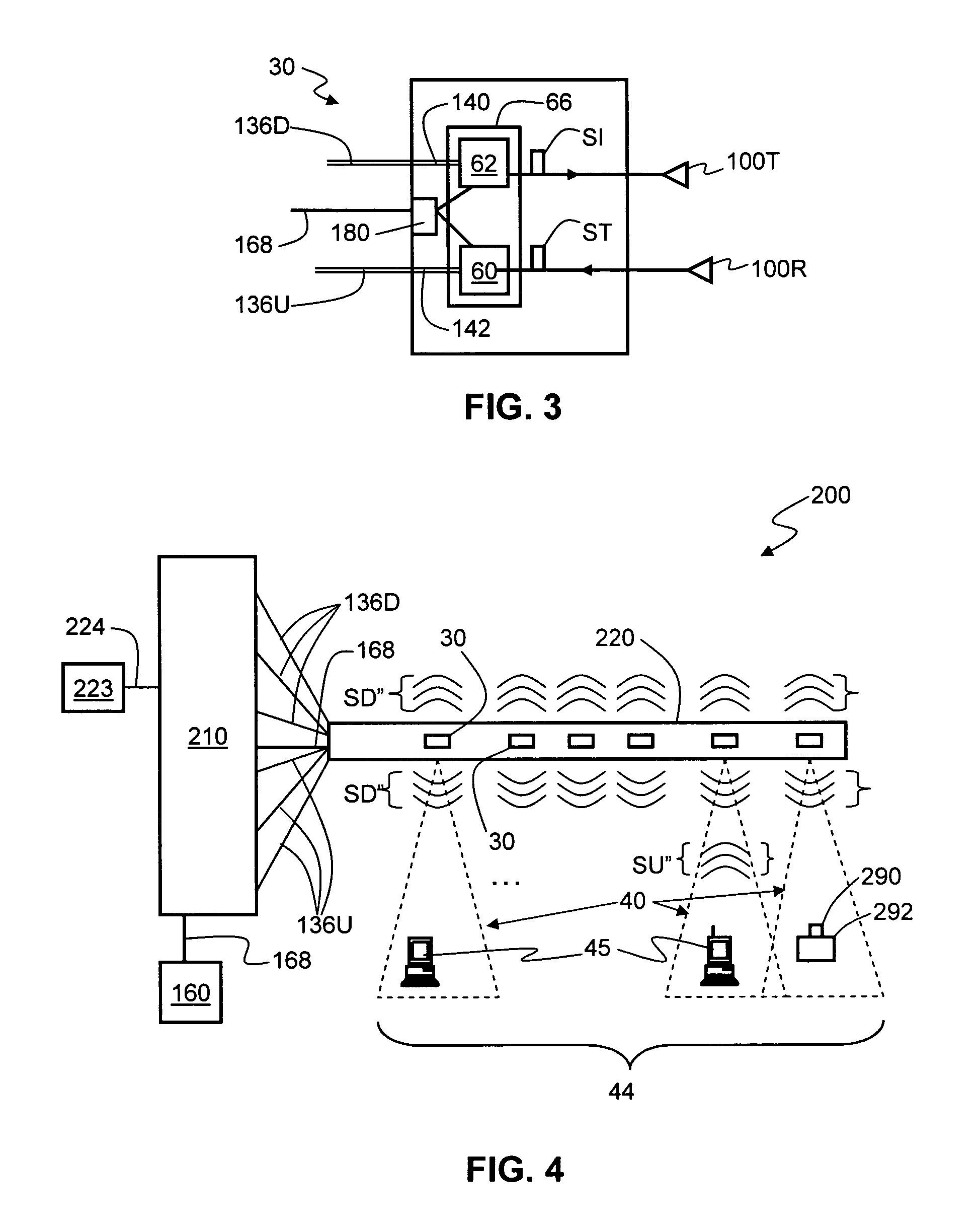 Radio-over-fiber (RoF) wireless picocellular system with combined picocells