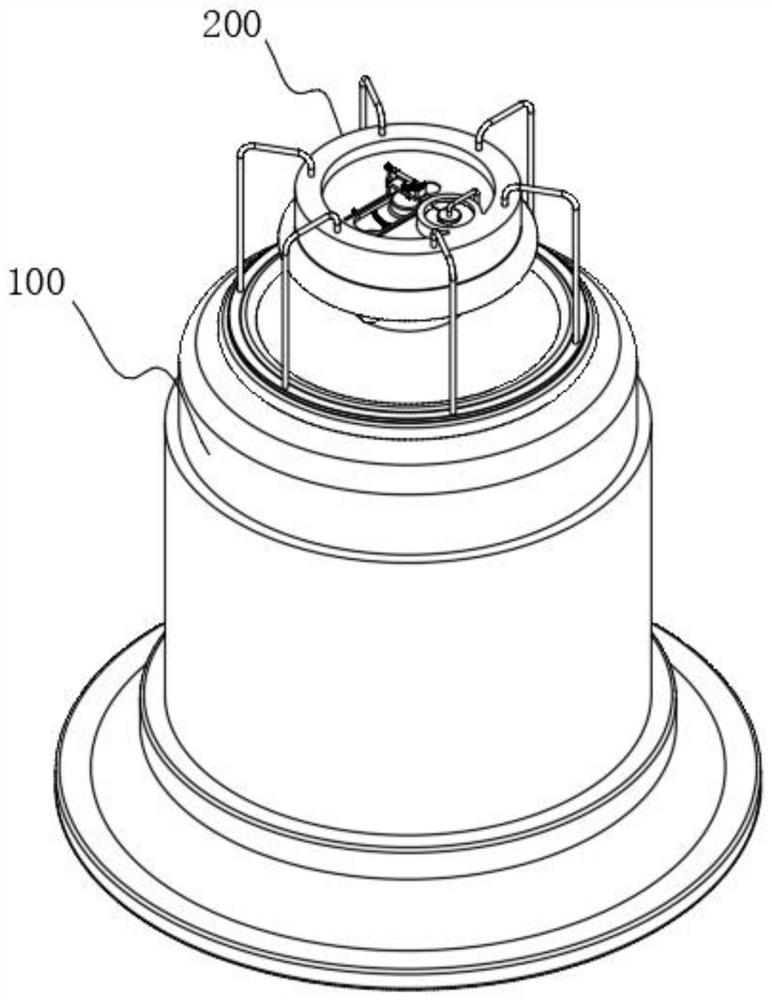 Medical integrated reagent bottle with crushing and remixing mechanism