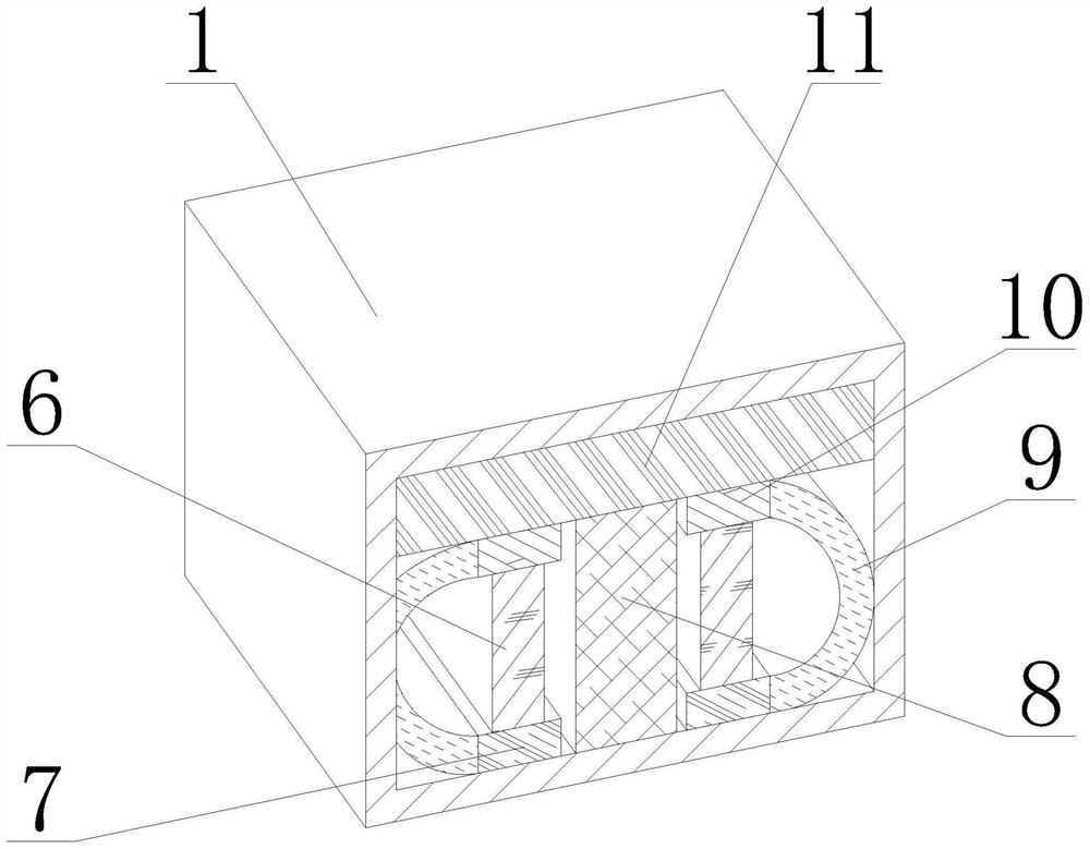 Gravity support for building construction