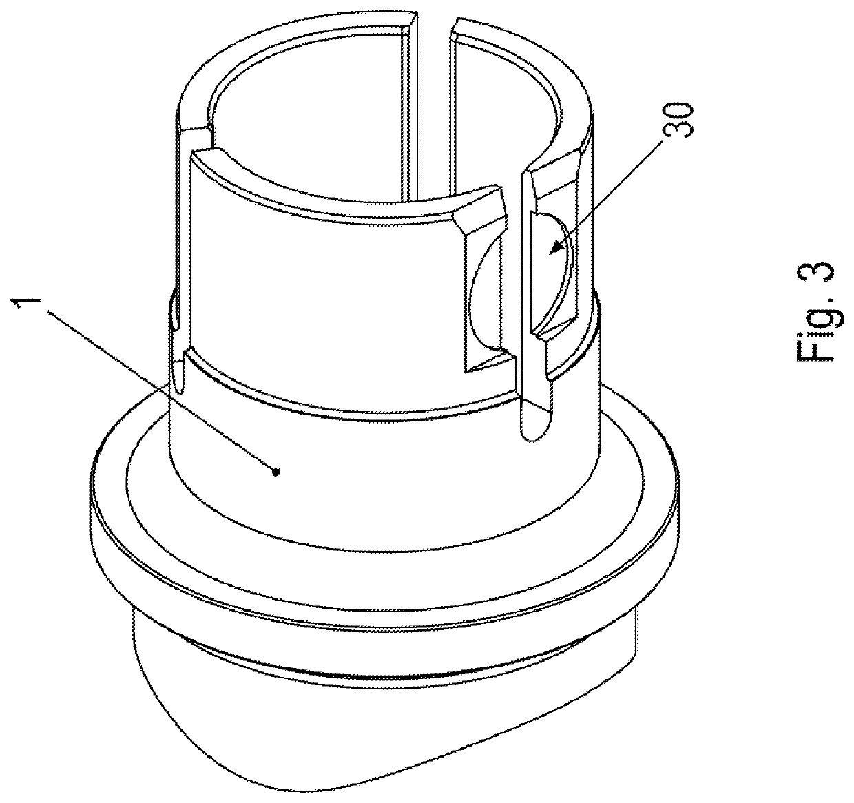 Assembly for connecting an adapter shaft to a shaft in a force-fitting manner using a clamping ring